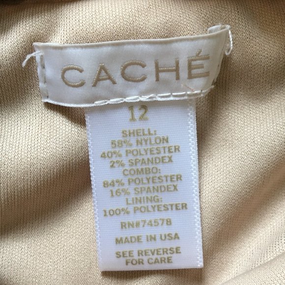 Cache Lace & Rhinestone Evening/Formal/Prom Gown - Picture 7 of 7